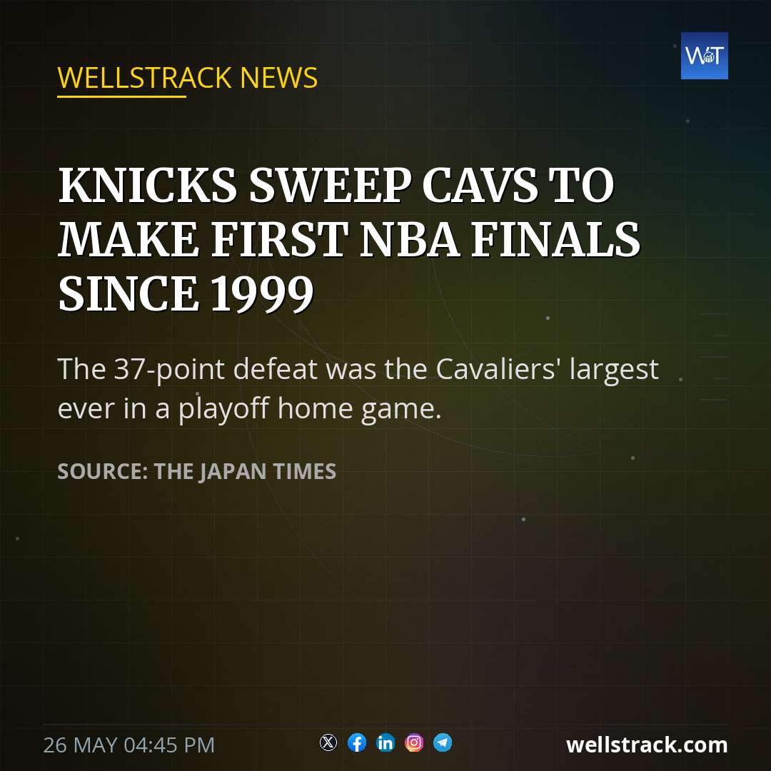 Knicks sweep Cavs to make first NBA Finals since 1999