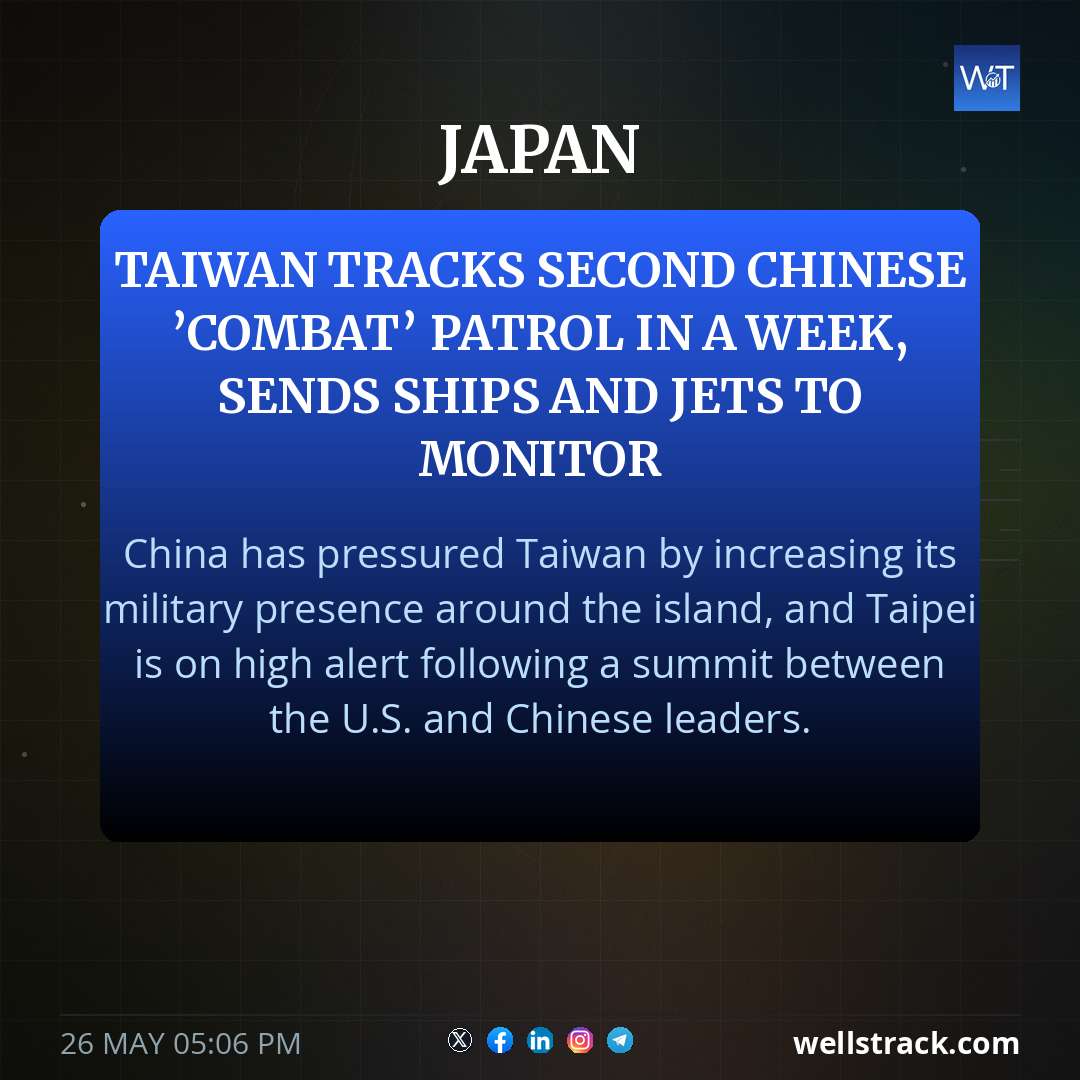 Taiwan tracks second Chinese ’combat’ patrol in a week, sends ships and jets to monitor