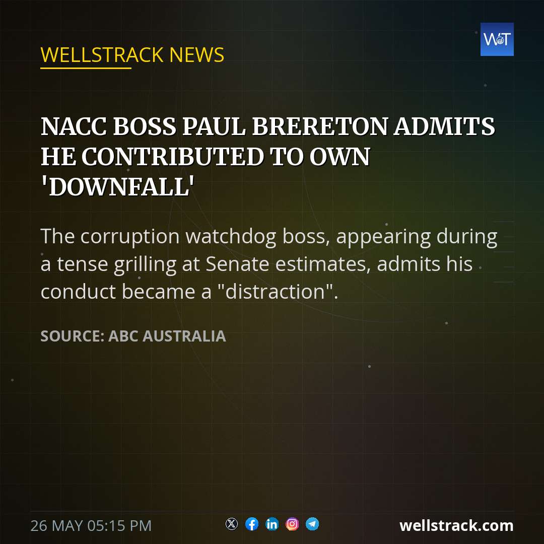 NACC boss Paul Brereton admits he contributed to own 'downfall'