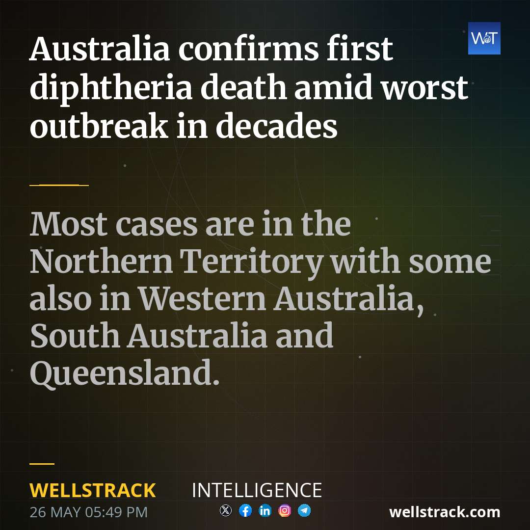 Australia confirms first diphtheria death amid worst outbreak in decades — WellsTrack