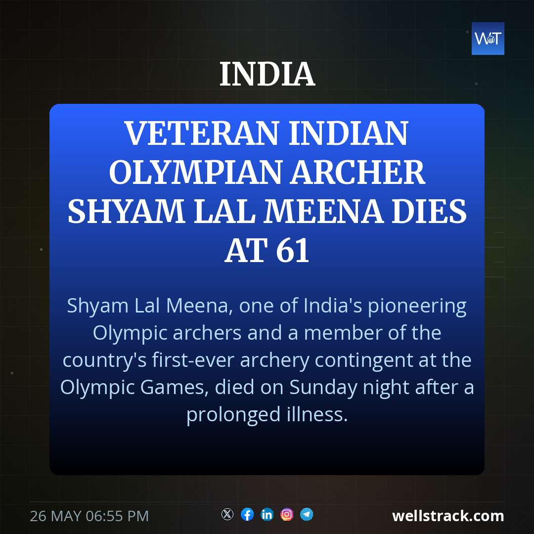 Veteran Indian Olympian Archer Shyam Lal Meena Dies At 61 — WellsTrack