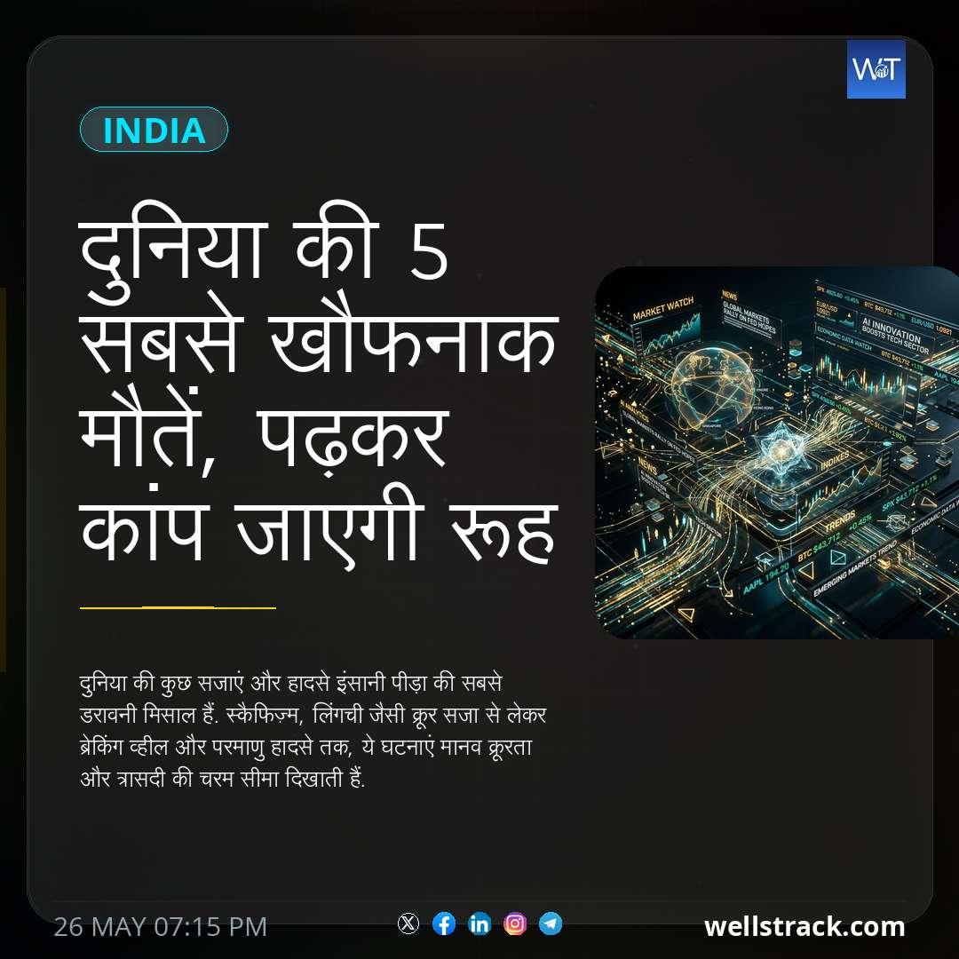 दुनिया की 5 सबसे खौफनाक मौतें, पढ़कर कांप जाएगी रूह — WellsTrack