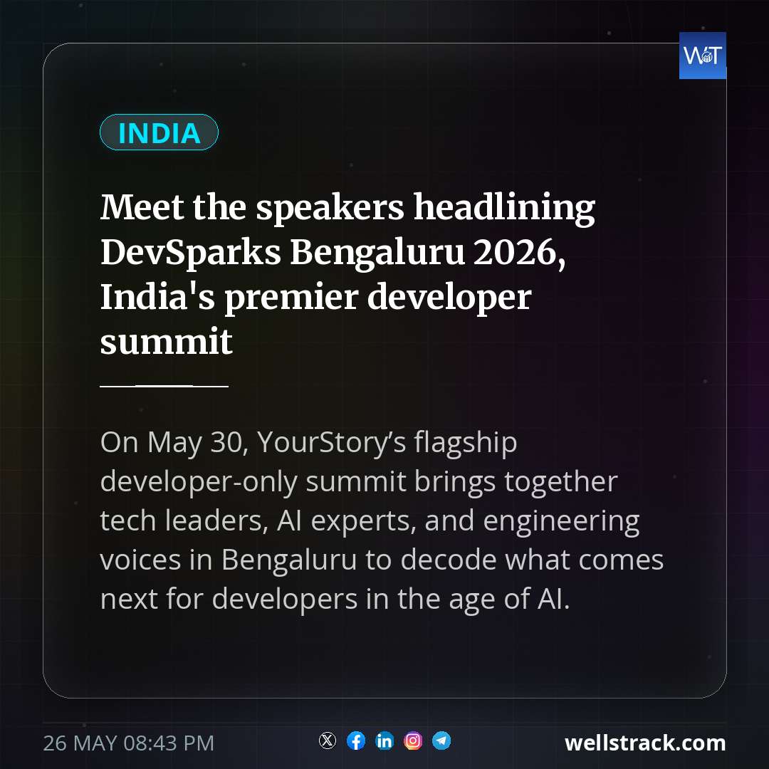 Meet the speakers headlining DevSparks Bengaluru 2026, India's premier developer summit — WellsTrack