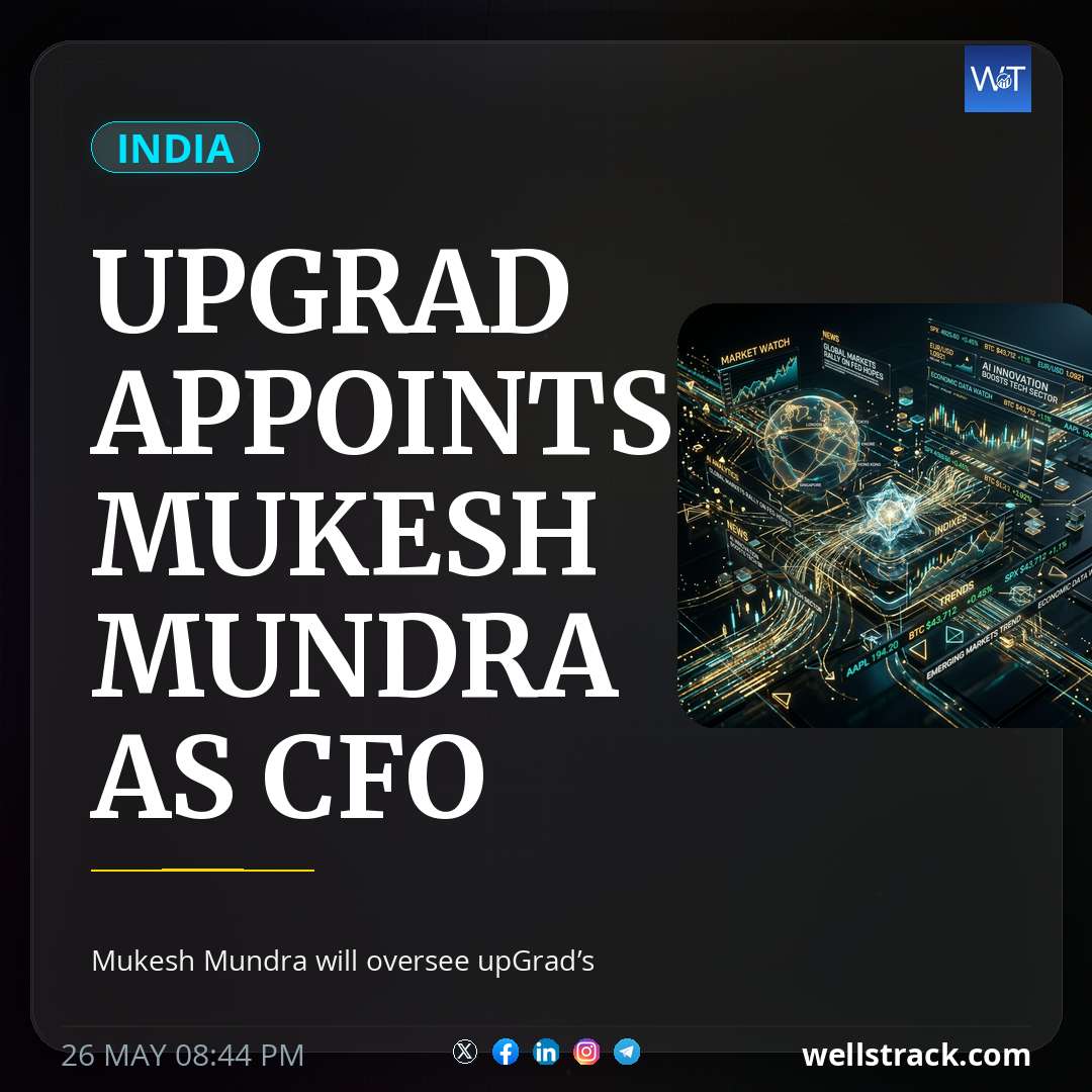 upGrad appoints Mukesh Mundra as CFO — WellsTrack