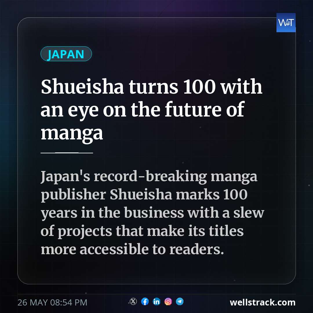 Shueisha turns 100 with an eye on the future of manga — WellsTrack