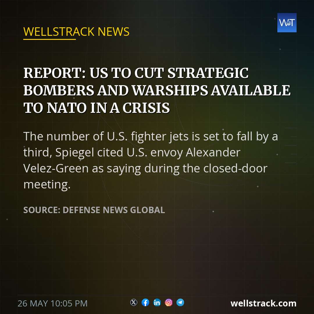 Report: US to cut strategic bombers and warships available to NATO in a crisis — WellsTrack