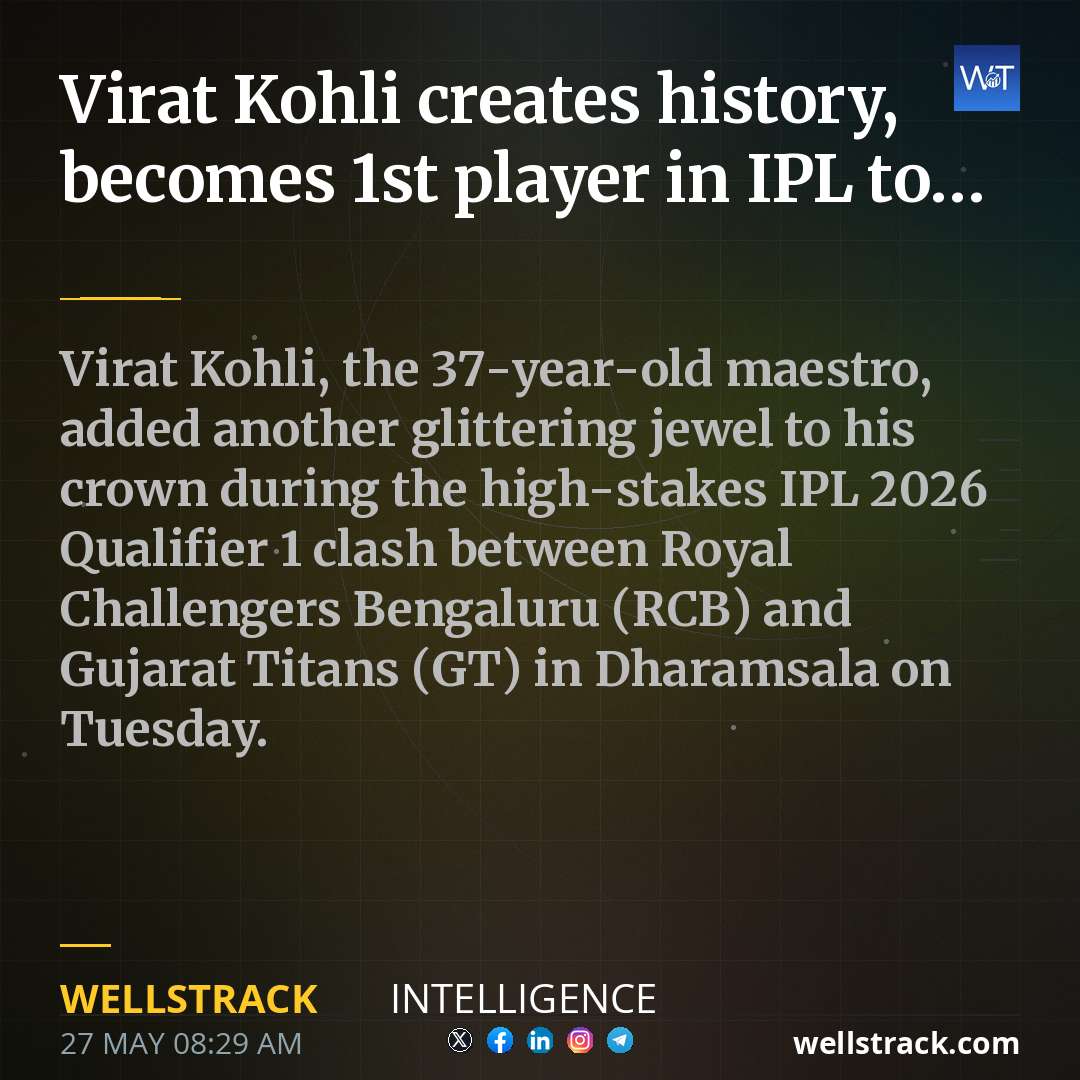 Virat Kohli creates history, becomes 1st player in IPL to... — WellsTrack