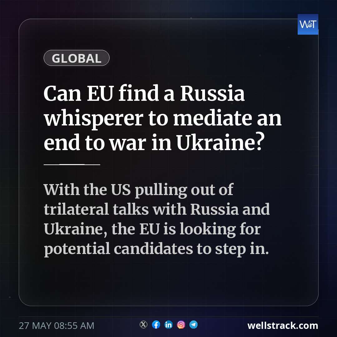 Can EU find a Russia whisperer to mediate an end to war in Ukraine? — WellsTrack