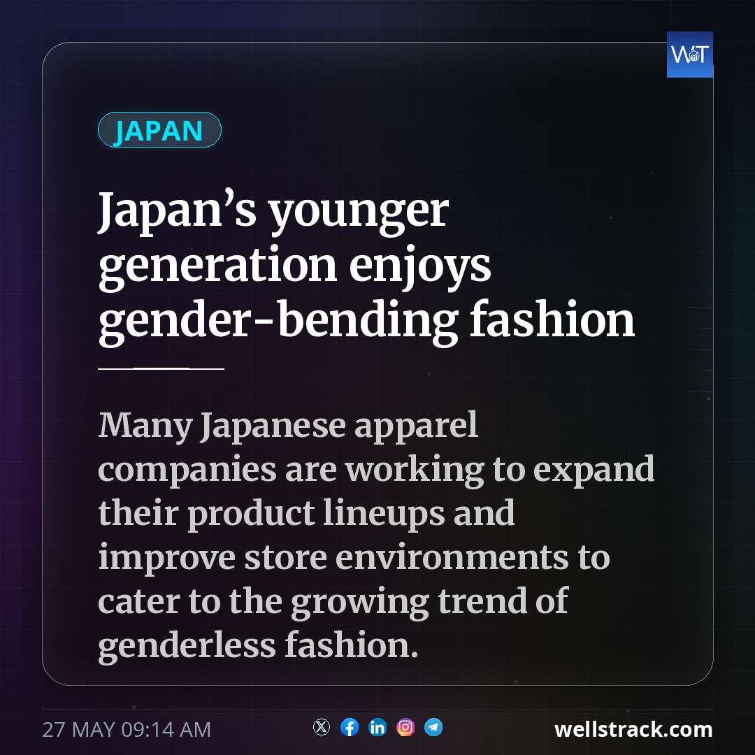 Japan’s younger generation enjoys gender-bending fashion — WellsTrack