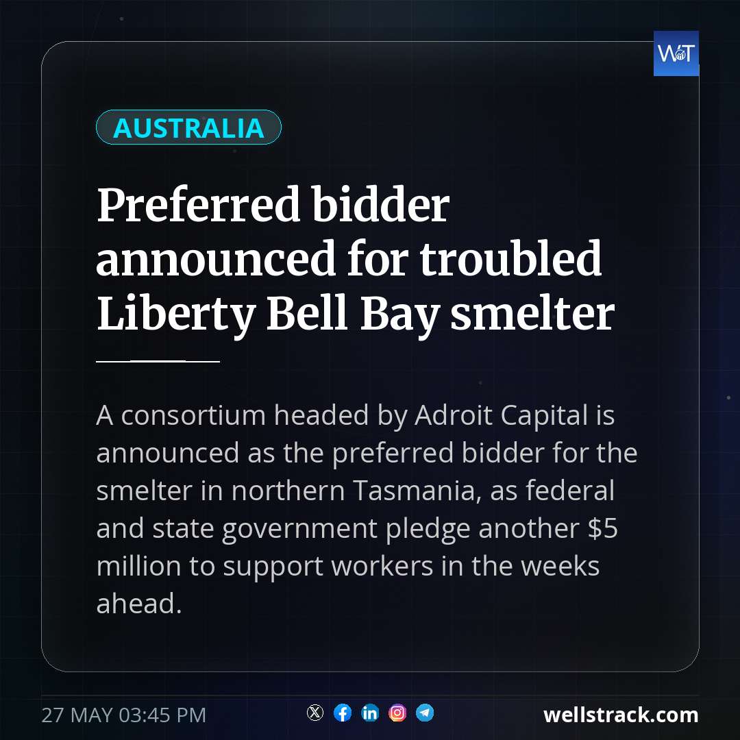 Preferred bidder announced for troubled Liberty Bell Bay smelter — WellsTrack