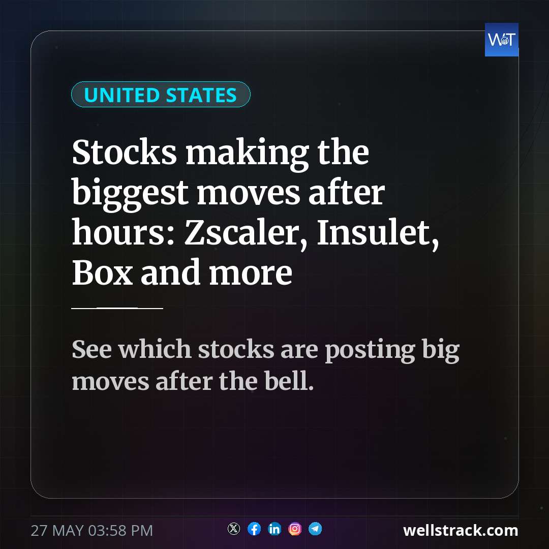 Stocks making the biggest moves after hours: Zscaler, Insulet, Box and more — WellsTrack