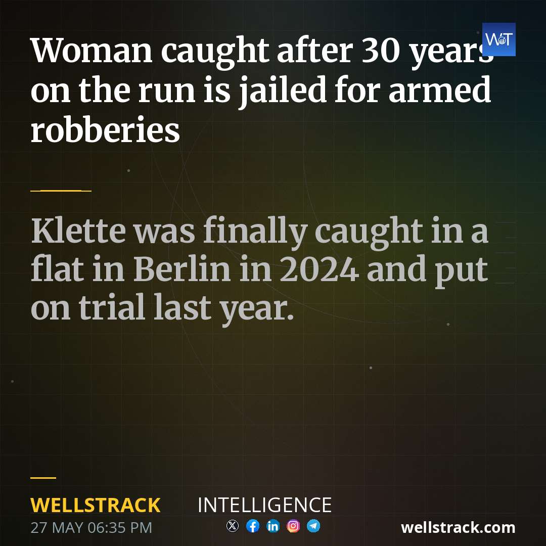 Woman caught after 30 years on the run is jailed for armed robberies — WellsTrack