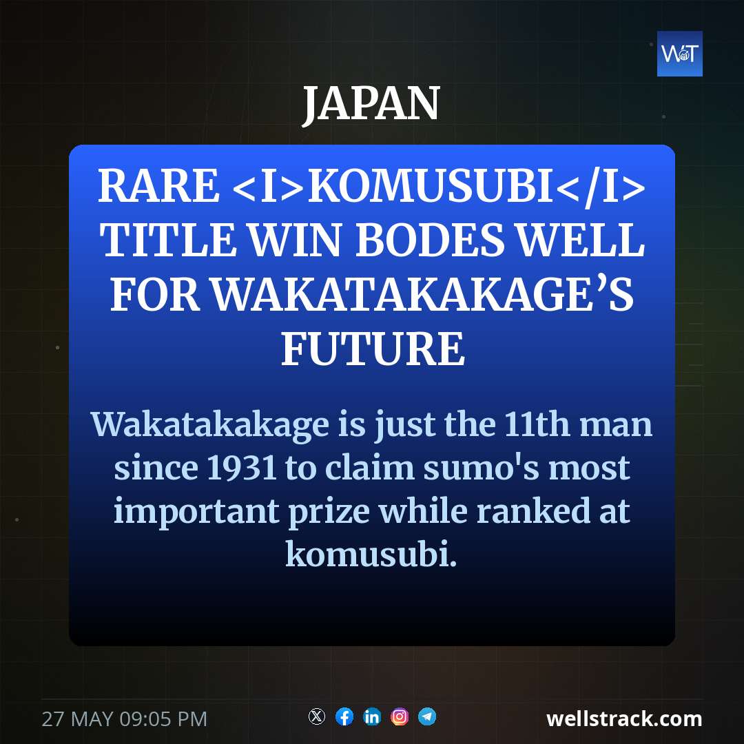 Rare <i>komusubi</i> title win bodes well for Wakatakakage’s future — WellsTrack