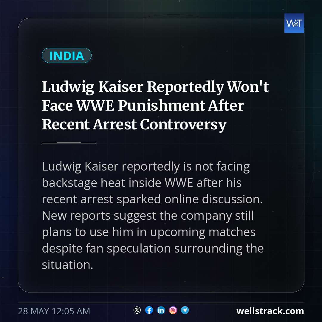 Ludwig Kaiser Reportedly Won't Face WWE Punishment After Recent Arrest Controversy — WellsTrack