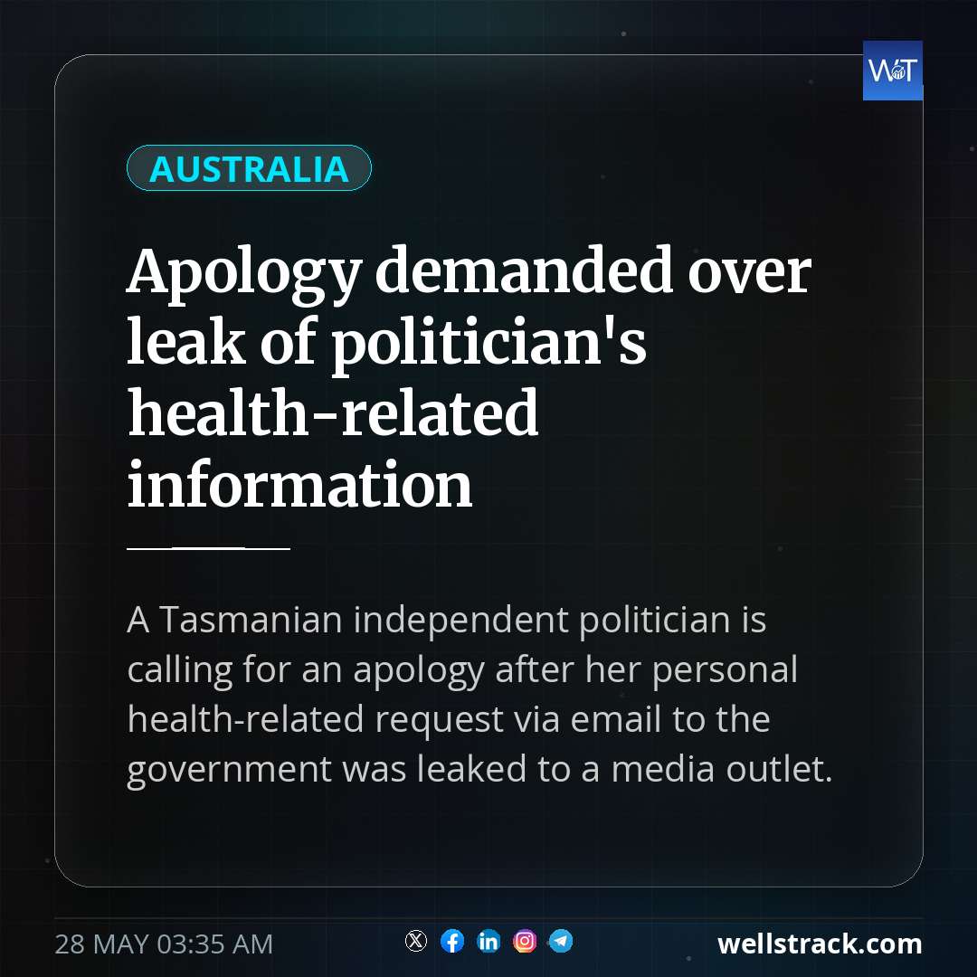Apology demanded over leak of politician's health-related information — WellsTrack