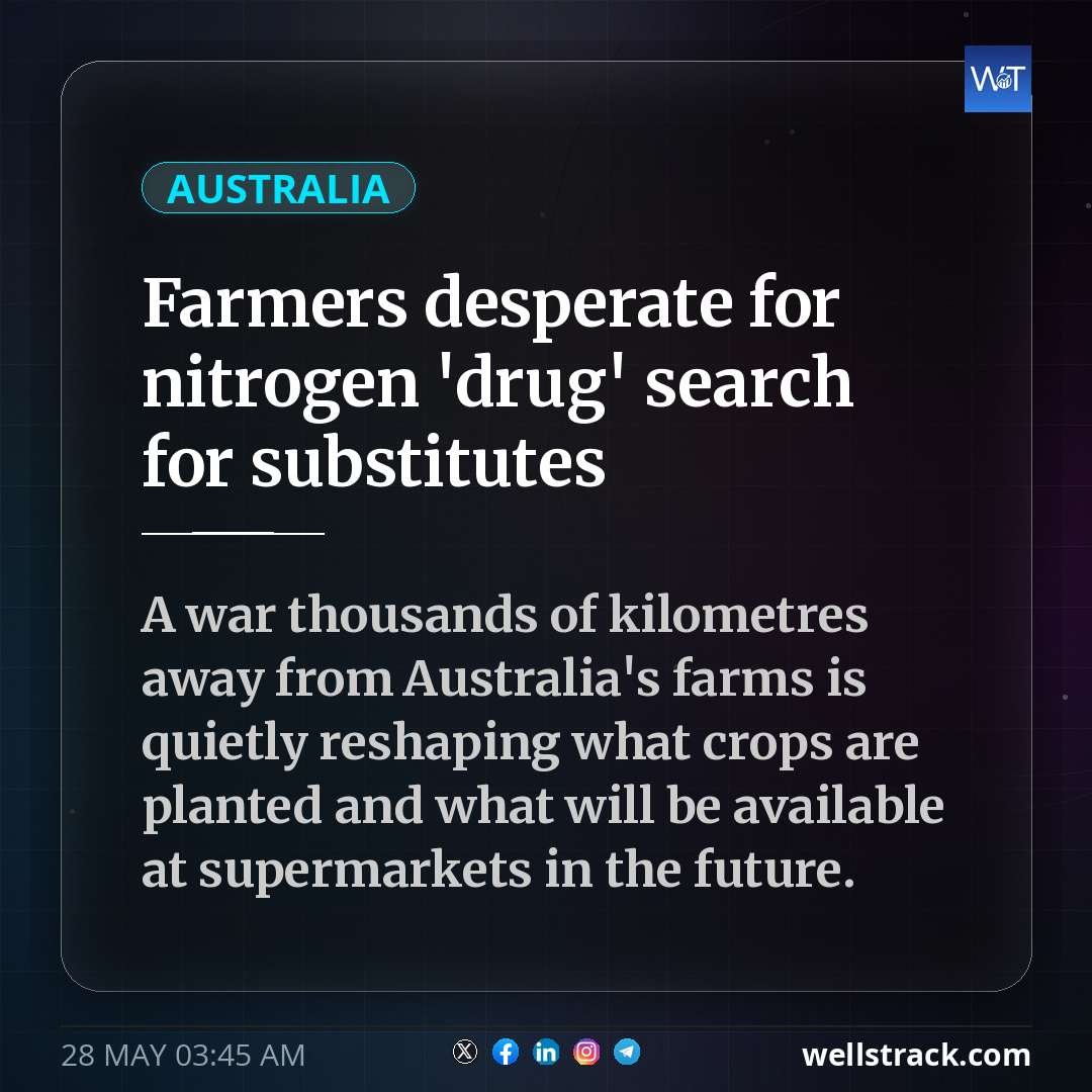 Farmers desperate for nitrogen 'drug' search for substitutes — WellsTrack