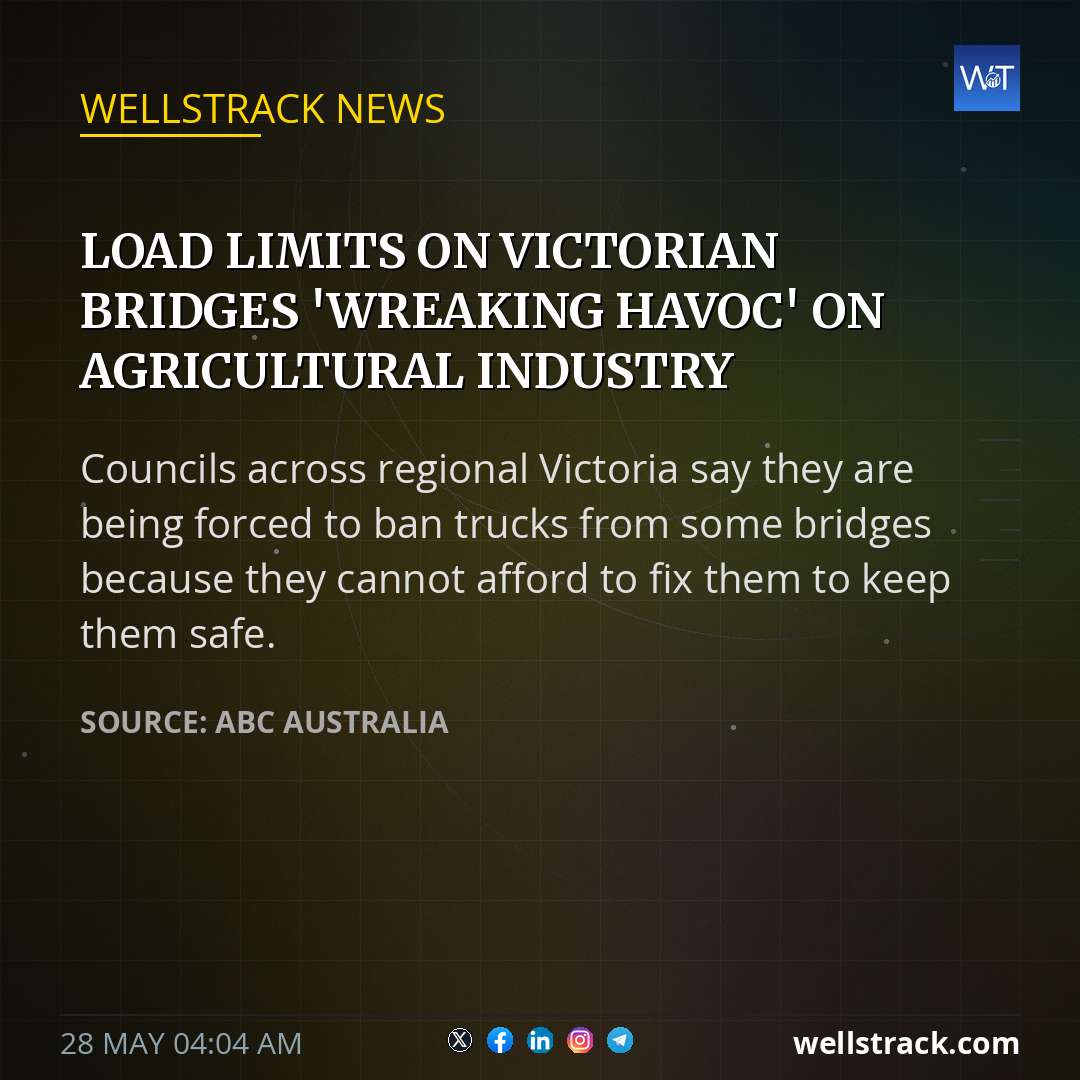 Load limits on Victorian bridges 'wreaking havoc' on agricultural industry — WellsTrack