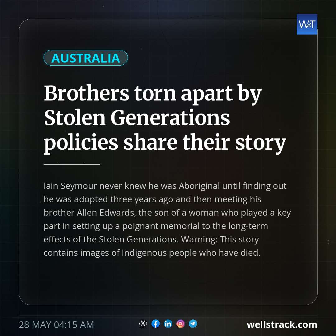 Brothers torn apart by Stolen Generations policies share their story — WellsTrack