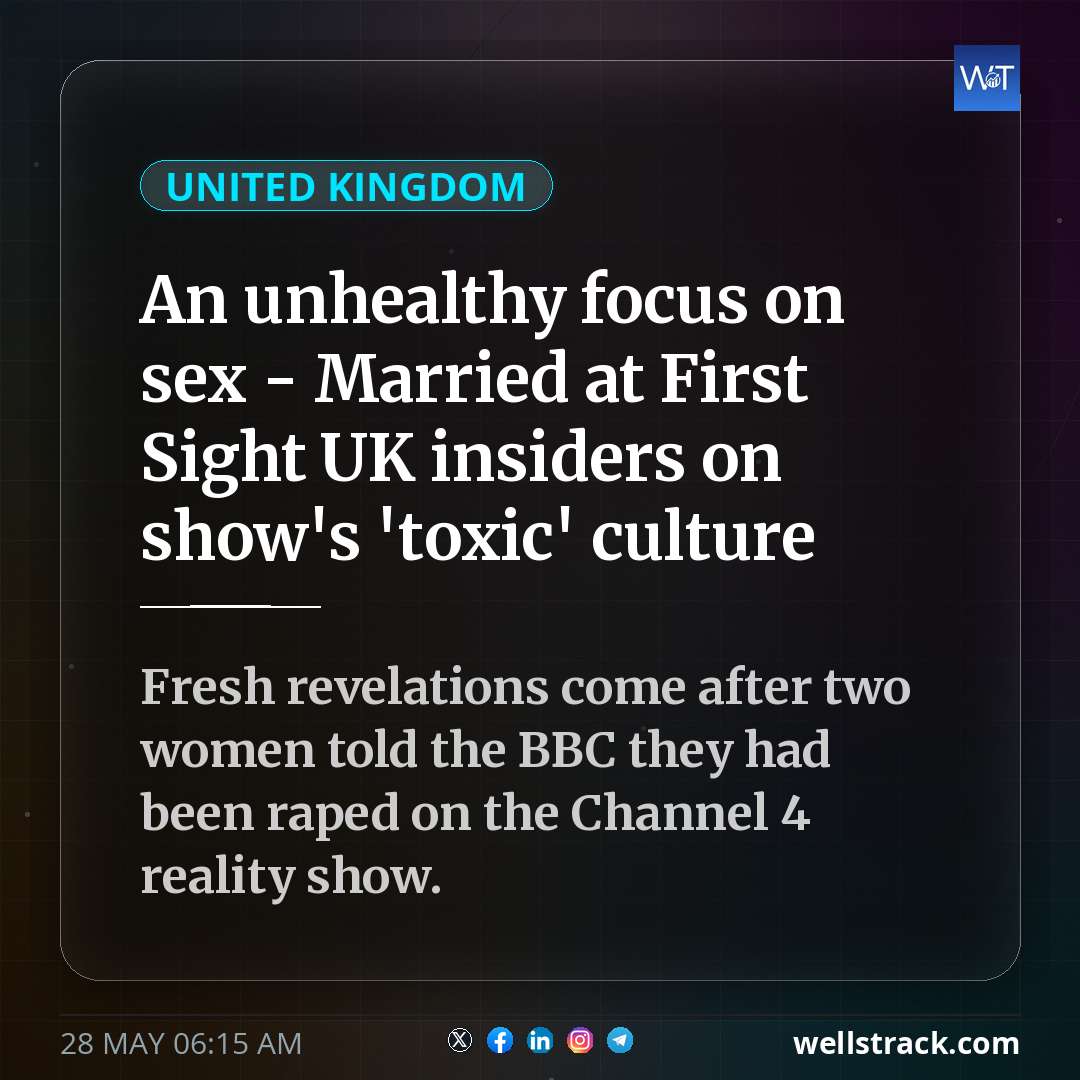 An unhealthy focus on sex - Married at First Sight UK insiders on show's 'toxic' culture — WellsTrack