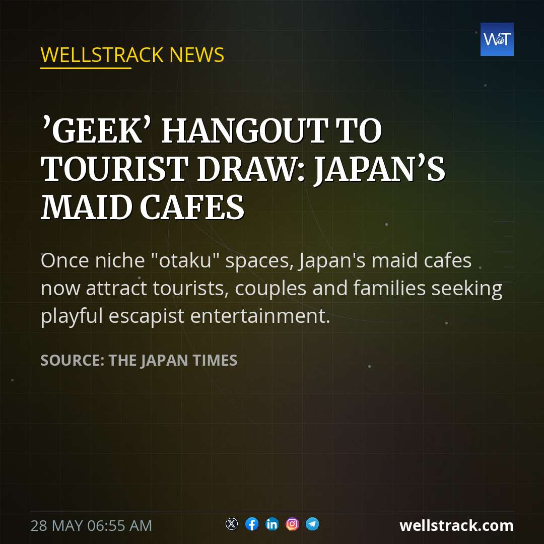 ’Geek’ hangout to tourist draw: Japan’s maid cafes — WellsTrack