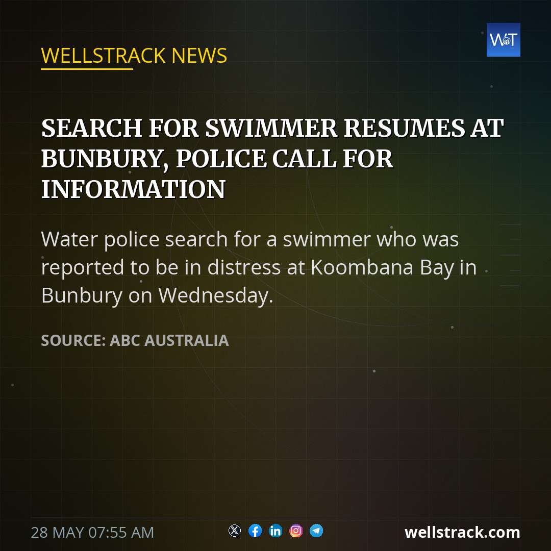 Search for swimmer resumes at Bunbury, police call for information — WellsTrack