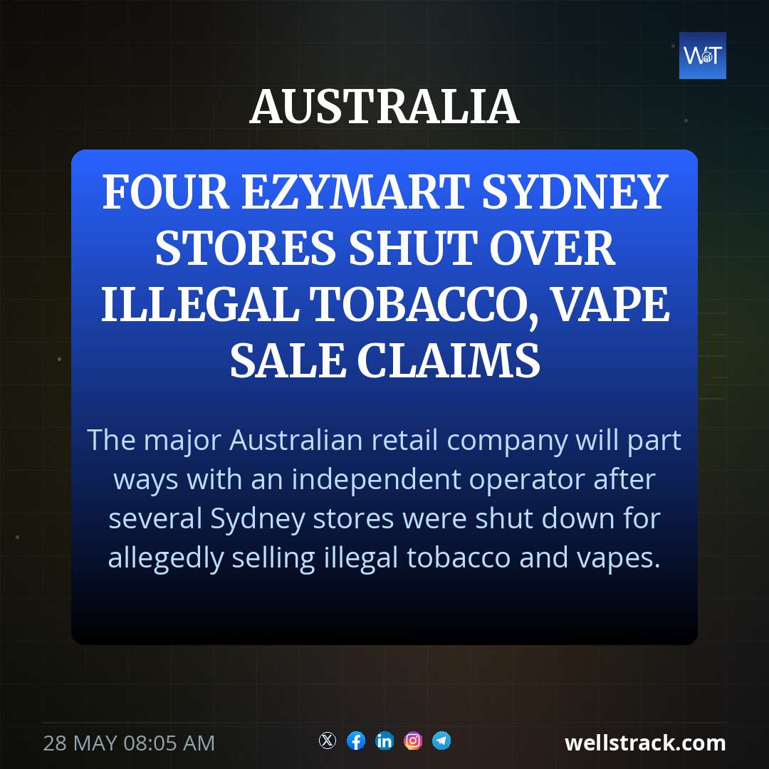 Four EzyMart Sydney stores shut over illegal tobacco, vape sale claims — WellsTrack