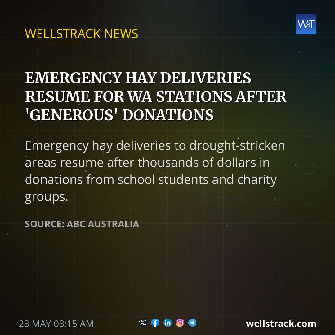 Emergency hay deliveries resume for WA stations after 'generous' donations — WellsTrack
