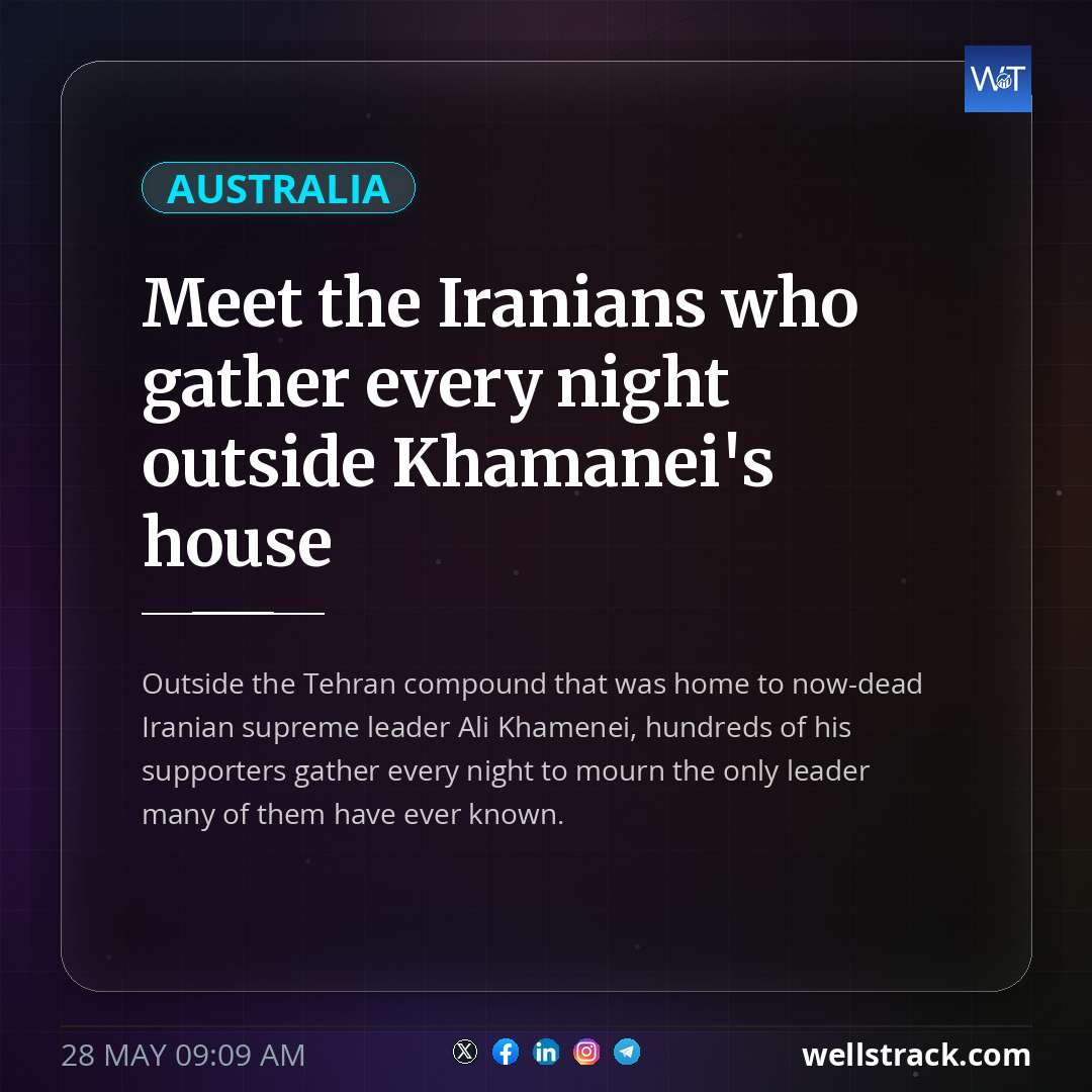 Meet the Iranians who gather every night outside Khamanei's house — WellsTrack