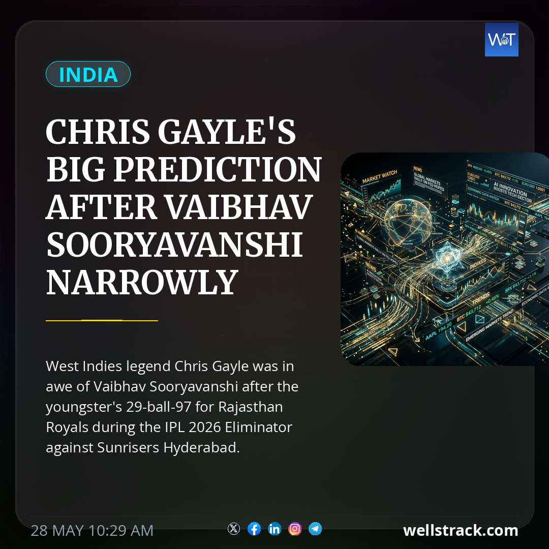 Chris Gayle's Big Prediction After Vaibhav Sooryavanshi Narrowly Misses 'Greatest T20 Record' — WellsTrack