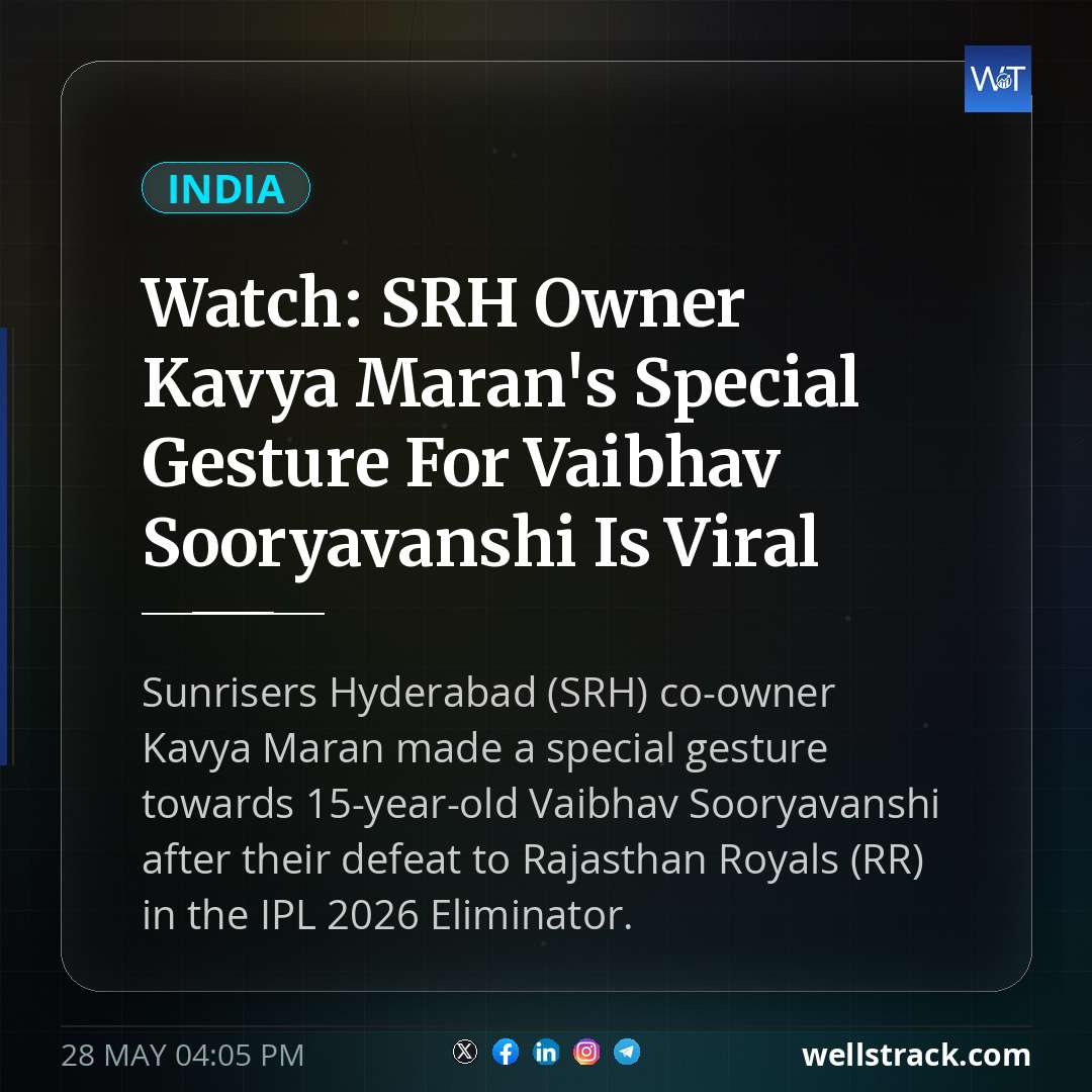 Watch: SRH Owner Kavya Maran's Special Gesture For Vaibhav Sooryavanshi Is Viral — WellsTrack