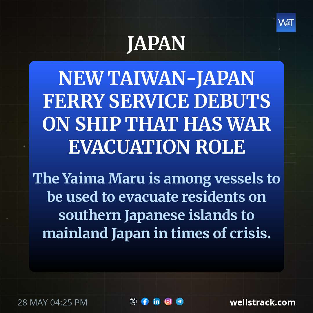 New Taiwan-Japan ferry service debuts on ship that has war evacuation role — WellsTrack