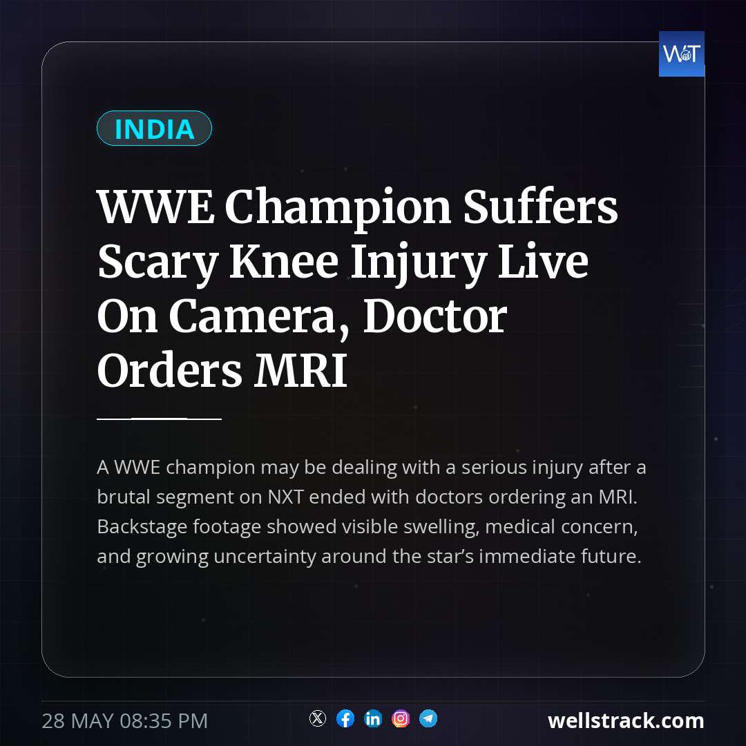 WWE Champion Suffers Scary Knee Injury Live On Camera, Doctor Orders MRI — WellsTrack