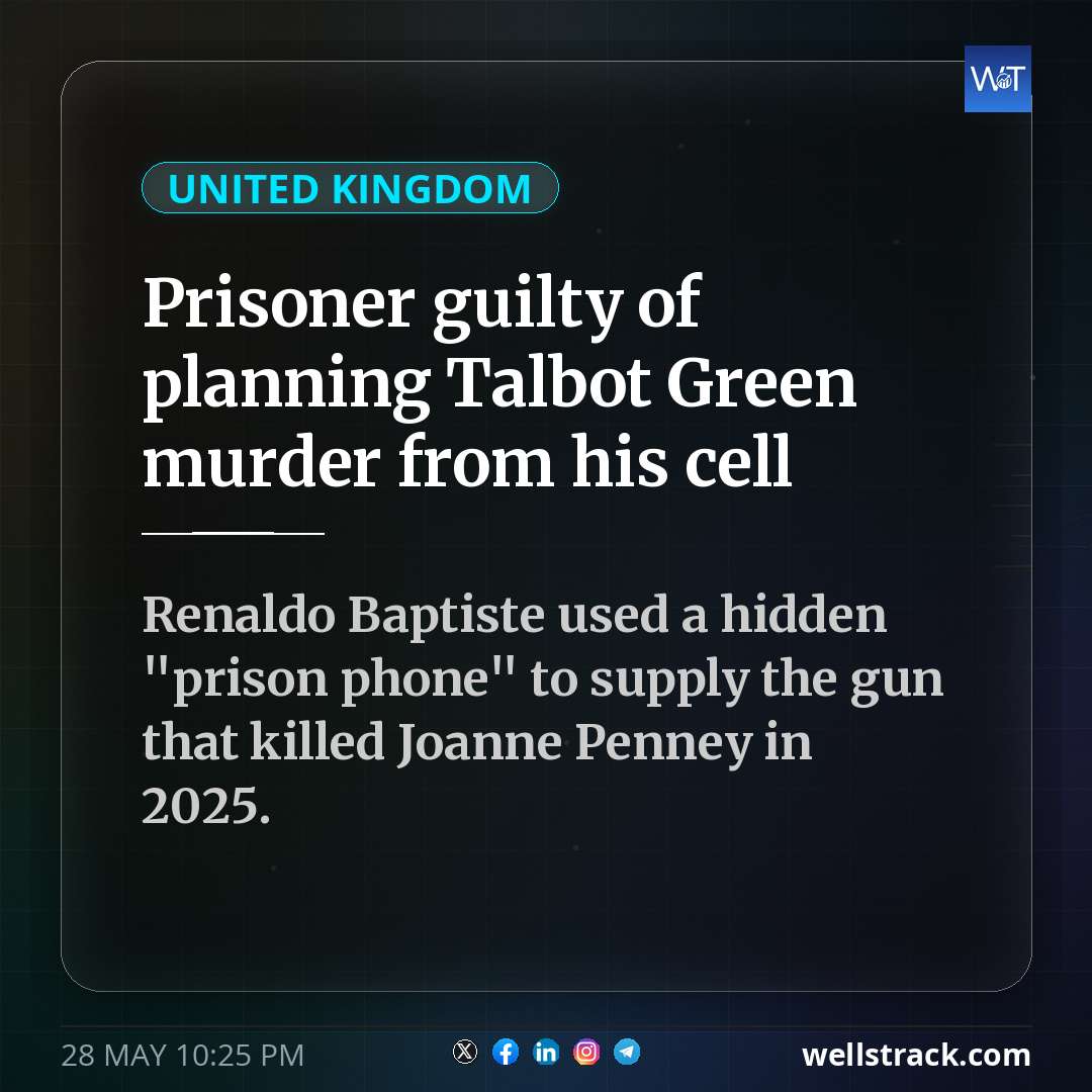 Prisoner guilty of planning Talbot Green murder from his cell — WellsTrack