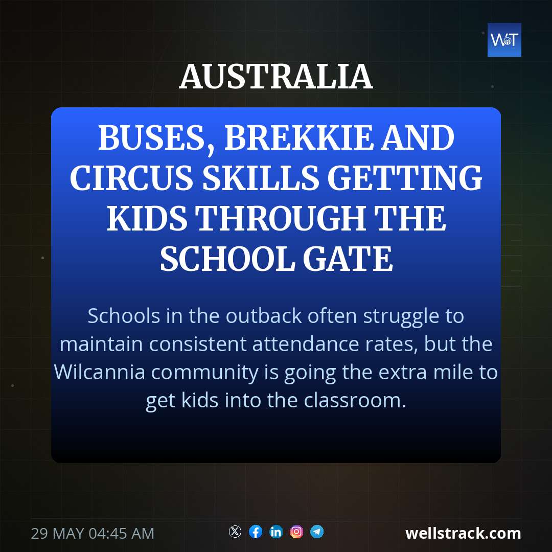 Buses, brekkie and circus skills getting kids through the school gate — WellsTrack