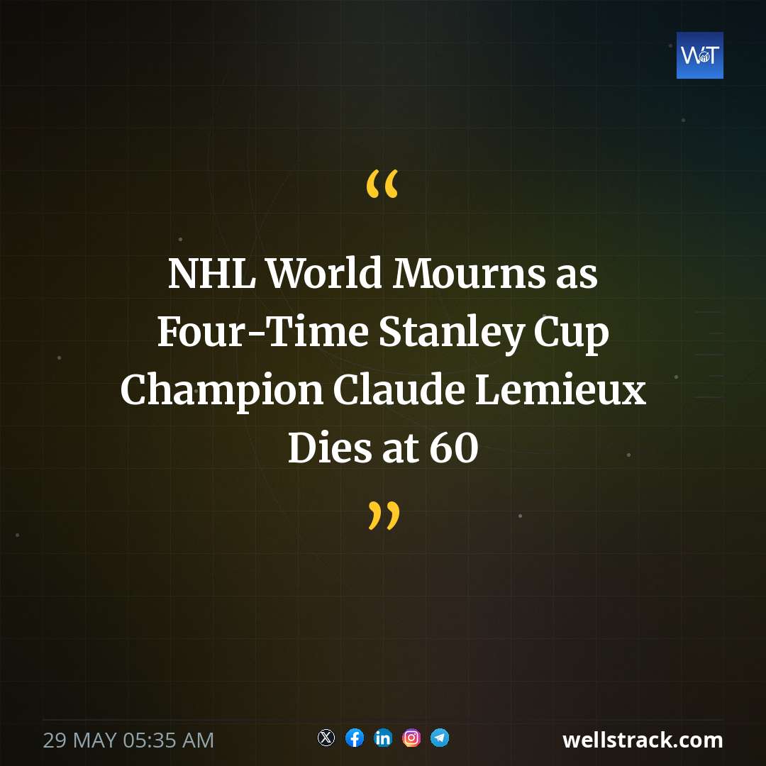 NHL World Mourns as Four-Time Stanley Cup Champion Claude Lemieux Dies at 60 — WellsTrack