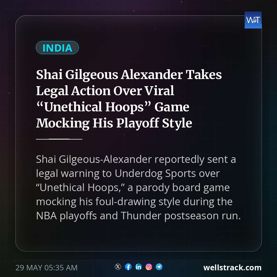 Shai Gilgeous Alexander Takes Legal Action Over Viral “Unethical Hoops” Game Mocking His Playoff Style — WellsTrack