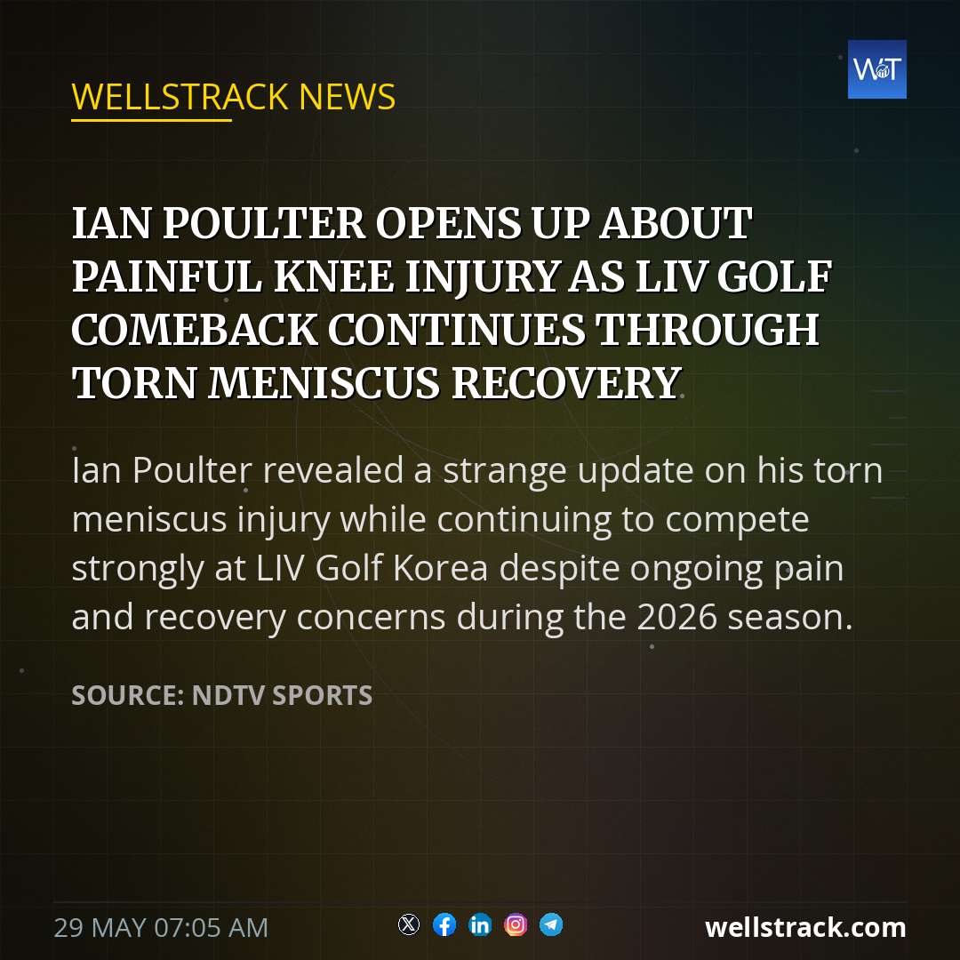 Ian Poulter Opens Up About Painful Knee Injury As LIV Golf Comeback Continues Through Torn Meniscus Recovery — WellsTrack
