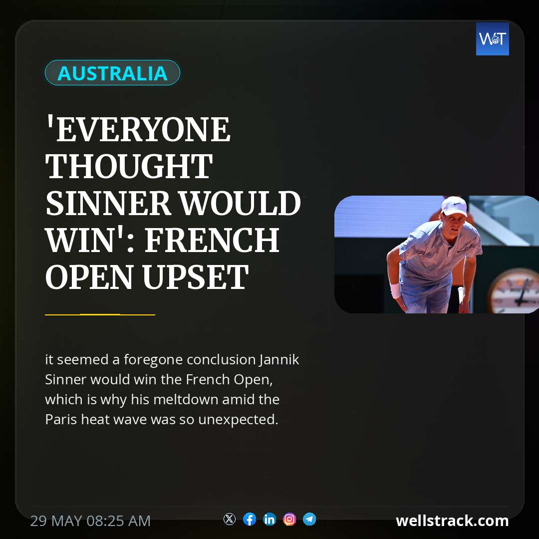 'Everyone thought Sinner would win': French Open upset stuns tennis world — WellsTrack