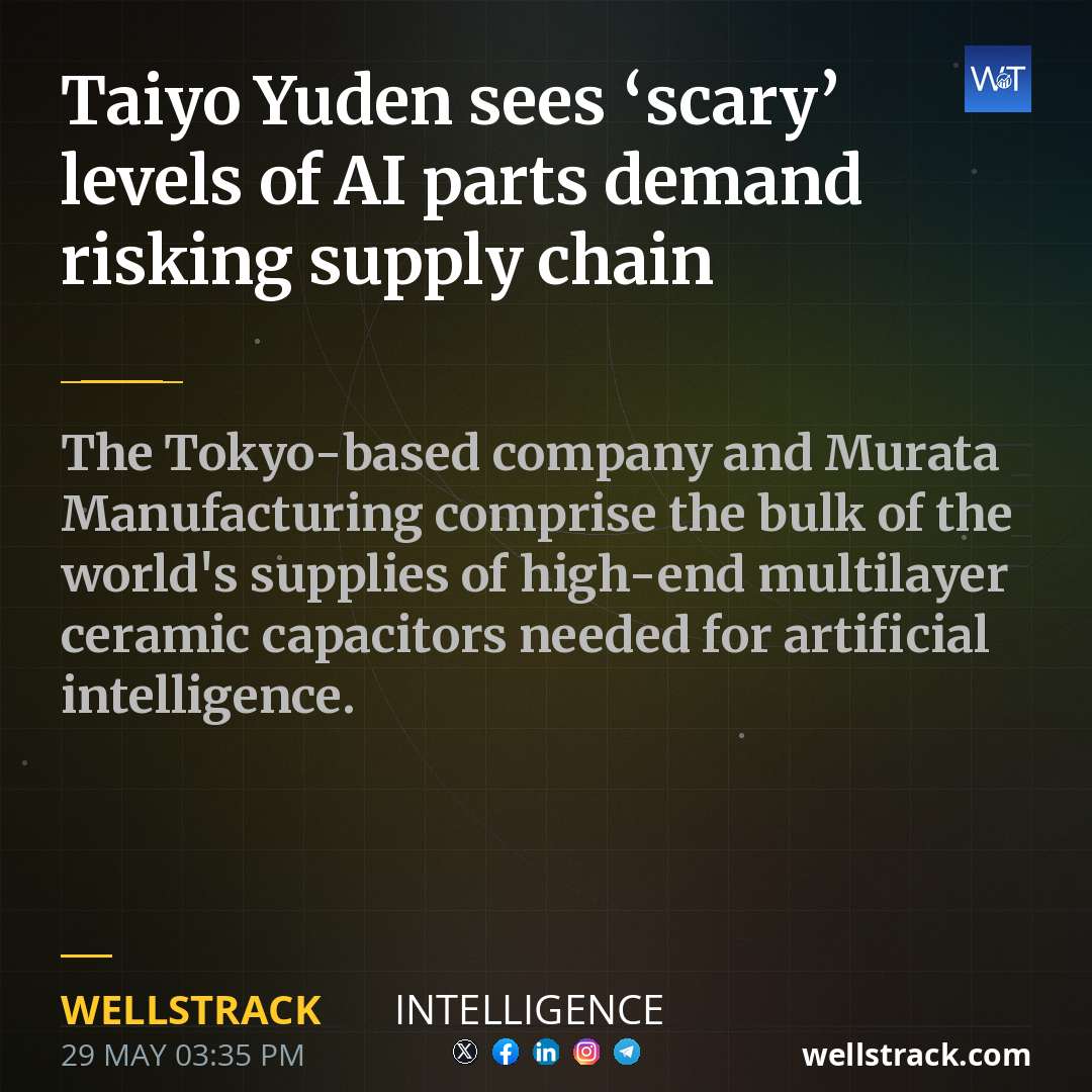 Taiyo Yuden sees ‘scary’ levels of AI parts demand risking supply chain — WellsTrack