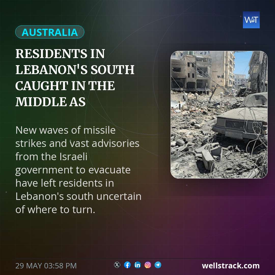 Residents in Lebanon's south caught in the middle as fighting intensifies — WellsTrack