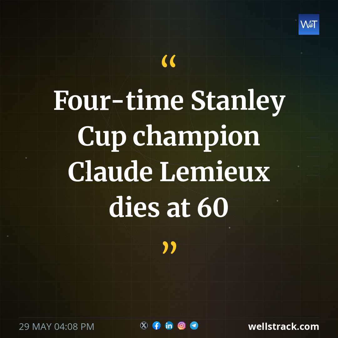 Four-time Stanley Cup champion Claude Lemieux dies at 60 — WellsTrack