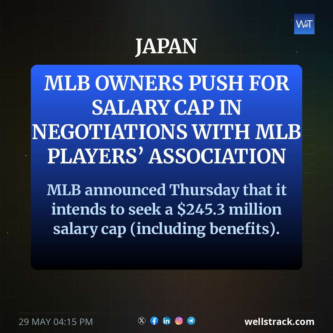 MLB owners push for salary cap in negotiations with MLB Players’ Association — WellsTrack