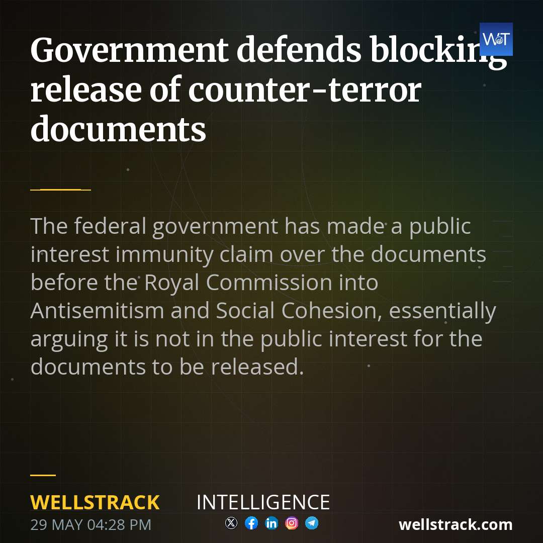 Government defends blocking release of counter-terror documents — WellsTrack