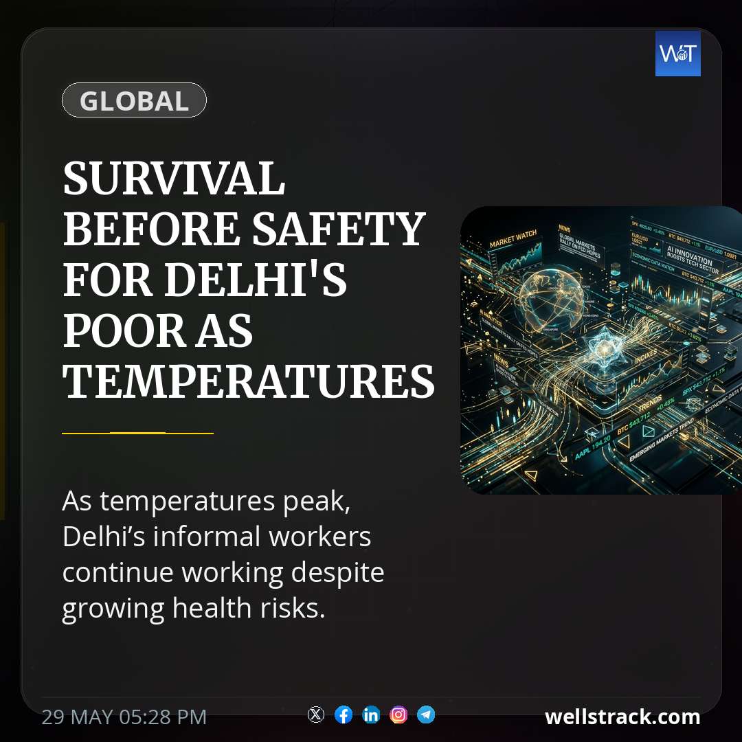 Survival before safety for Delhi's poor as temperatures hit 45C — WellsTrack