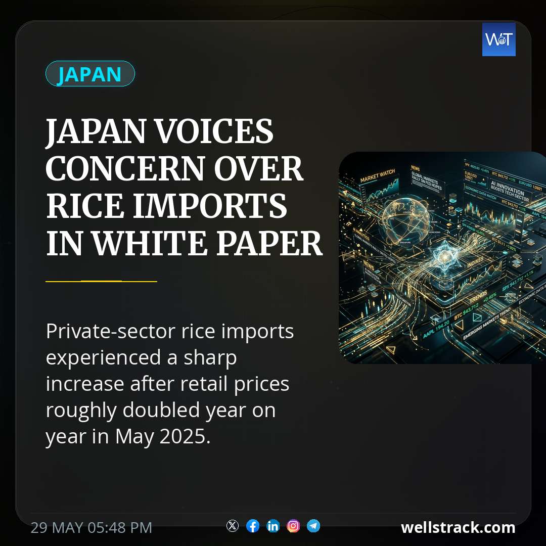 Japan voices concern over rice imports in white paper — WellsTrack