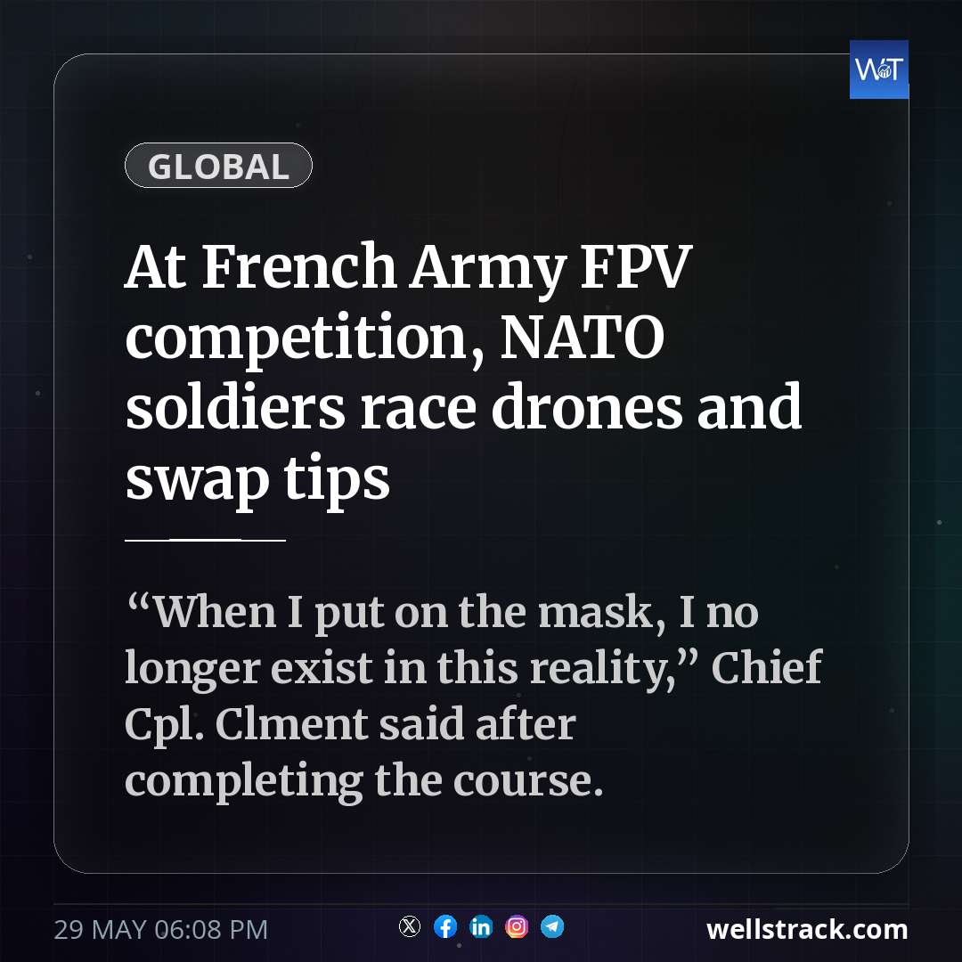 At French Army FPV competition, NATO soldiers race drones and swap tips — WellsTrack
