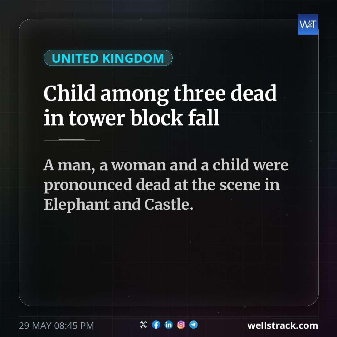 Child among three dead in tower block fall — WellsTrack