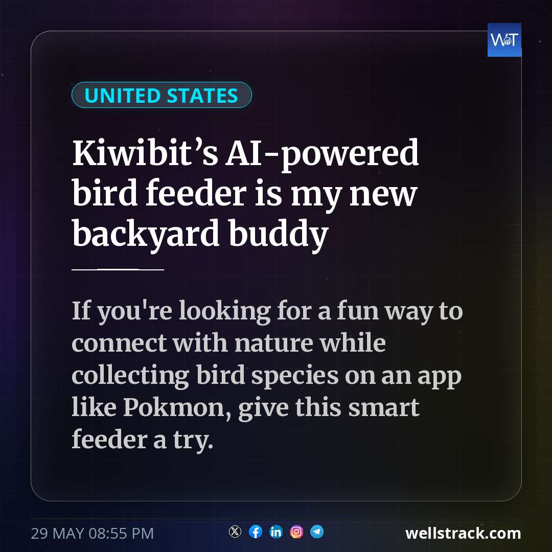 Kiwibit’s AI-powered bird feeder is my new backyard buddy — WellsTrack