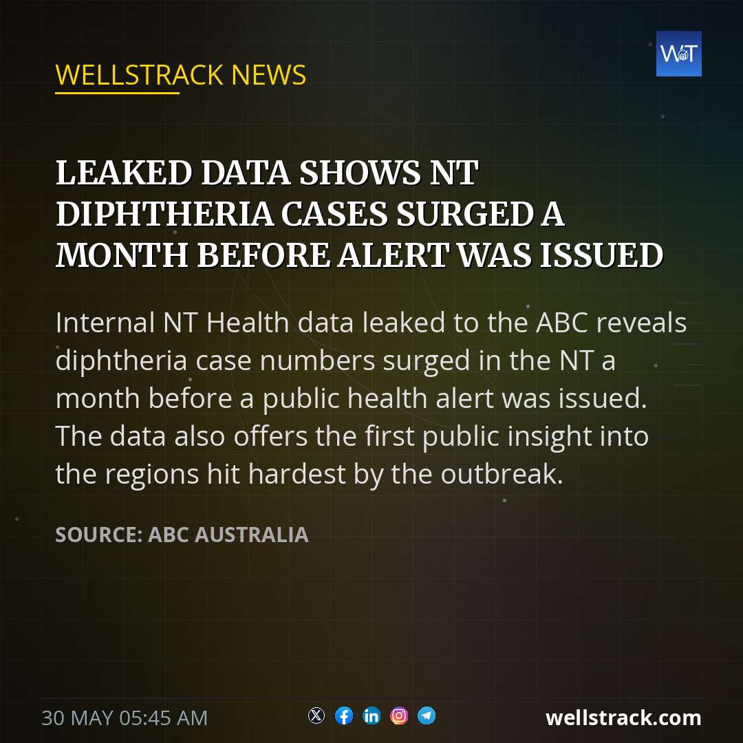 Leaked data shows NT diphtheria cases surged a month before alert was issued — WellsTrack