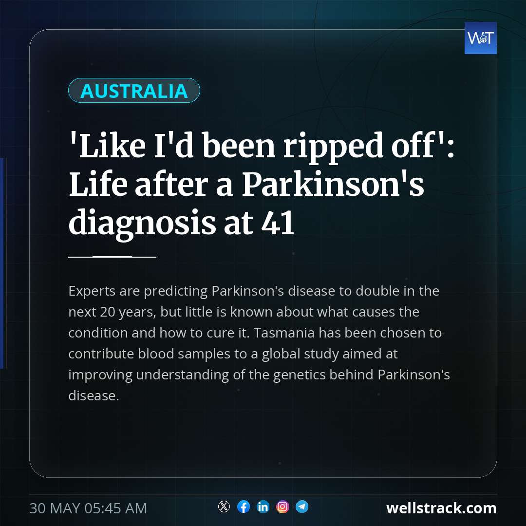 'Like I'd been ripped off': Life after a Parkinson's diagnosis at 41 — WellsTrack